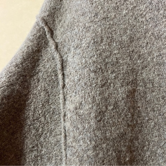 Free People | Wool Yak Blend V-Neck Sweater Knit Pullover Neutral Size S - Picture 5 of 10